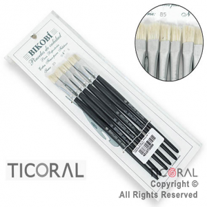 PINCEL S/85/6 ANGULAR C/NEGRO x 6